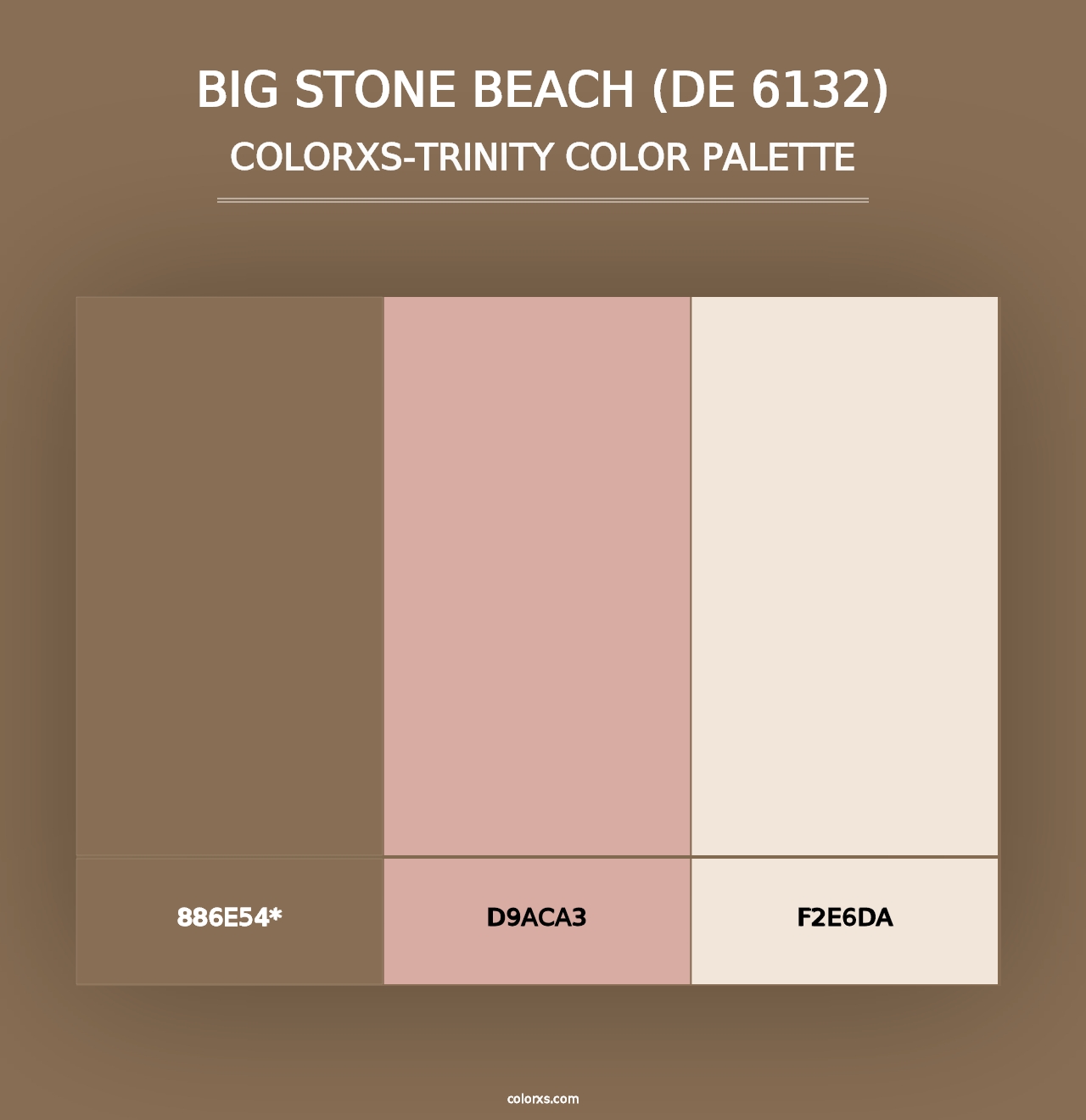 Big Stone Beach (DE 6132) - Colorxs Trinity Palette