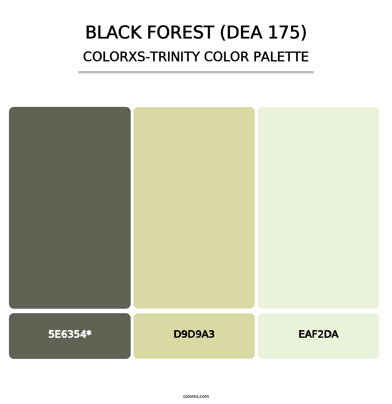 Black Forest (DEA 175) - Colorxs Trinity Palette