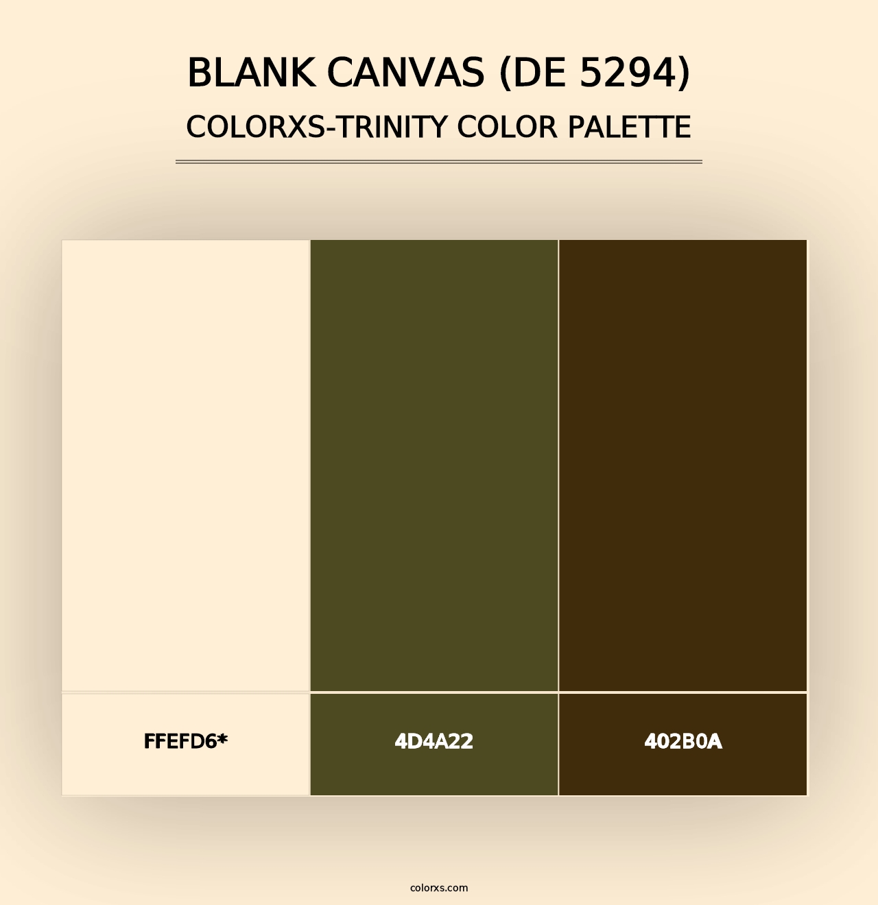 Blank Canvas (DE 5294) - Colorxs Trinity Palette