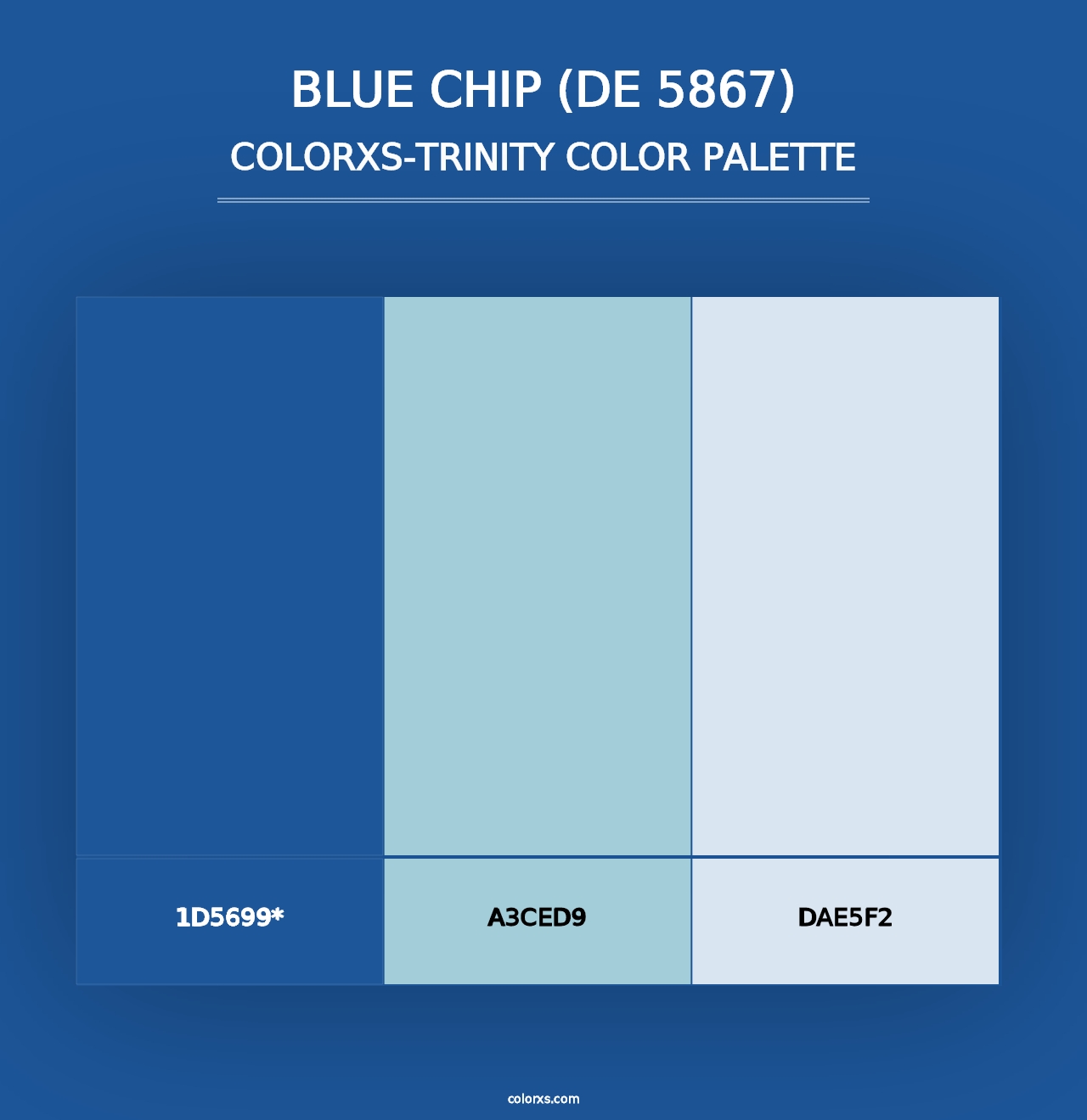 Blue Chip (DE 5867) - Colorxs Trinity Palette