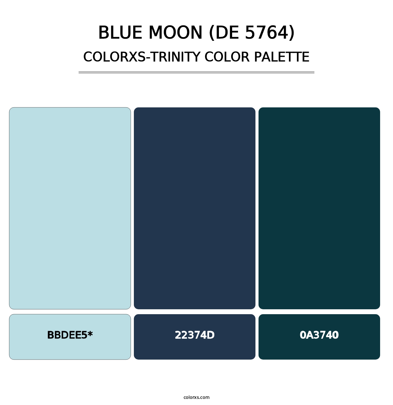 Blue Moon (DE 5764) - Colorxs Trinity Palette