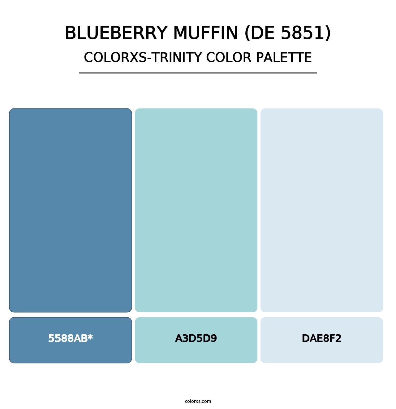 Blueberry Muffin (DE 5851) - Colorxs Trinity Palette