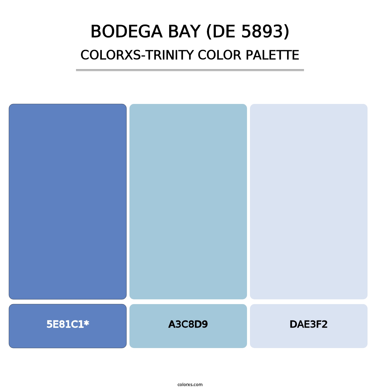 Bodega Bay (DE 5893) - Colorxs Trinity Palette