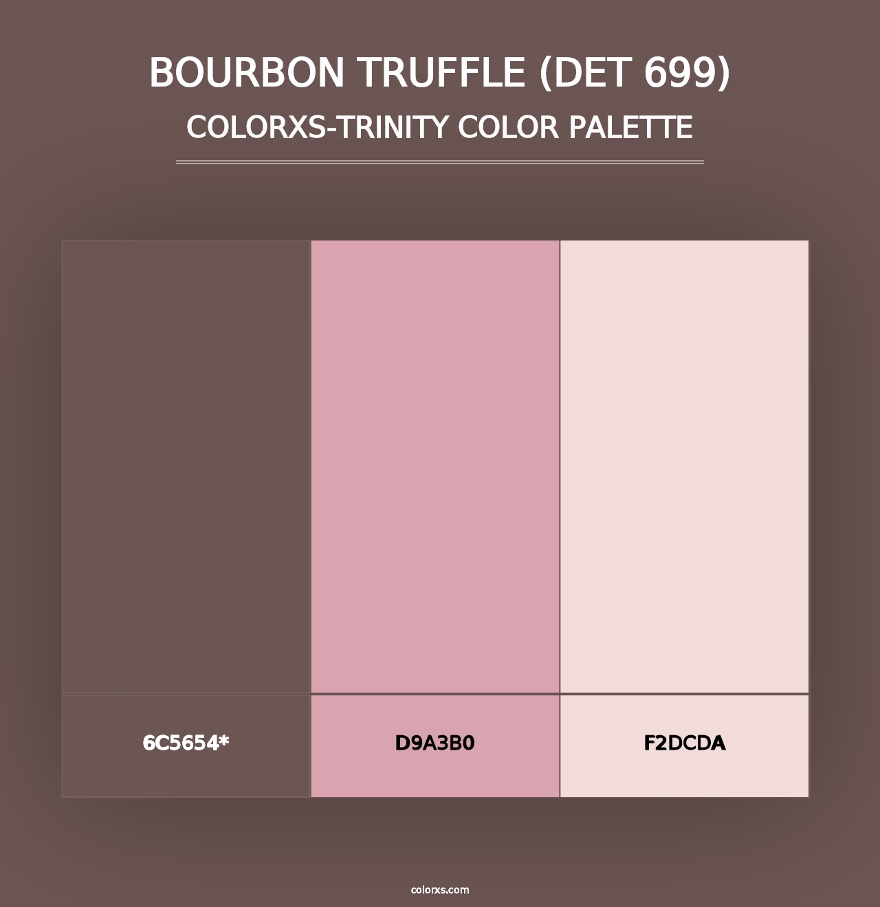 Bourbon Truffle (DET 699) - Colorxs Trinity Palette