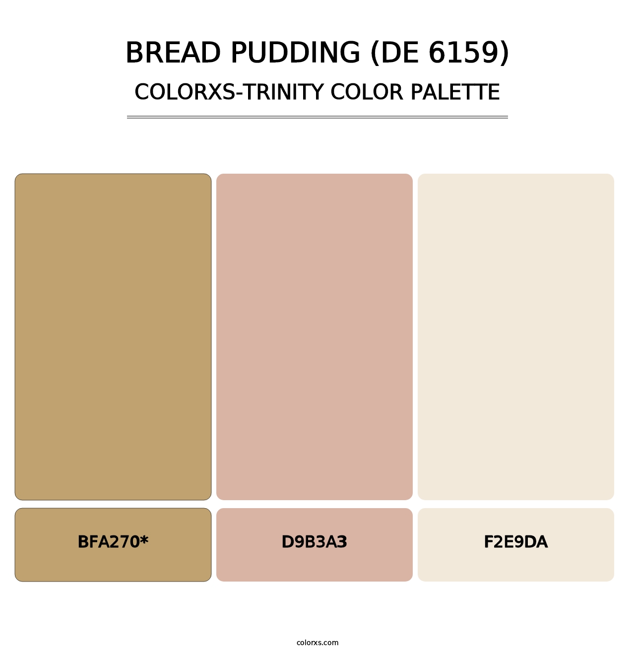 Bread Pudding (DE 6159) - Colorxs Trinity Palette