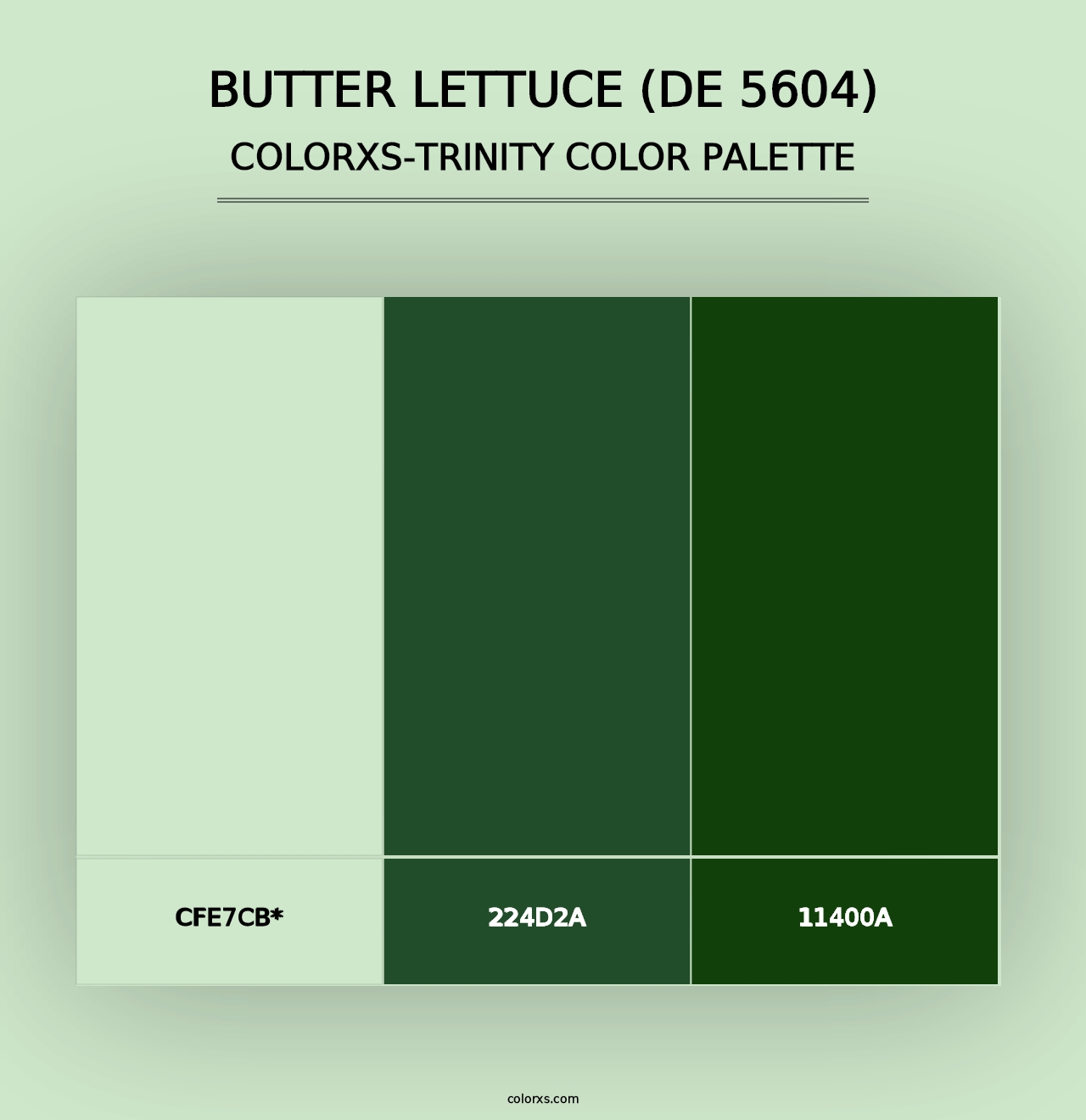 Butter Lettuce (DE 5604) - Colorxs Trinity Palette