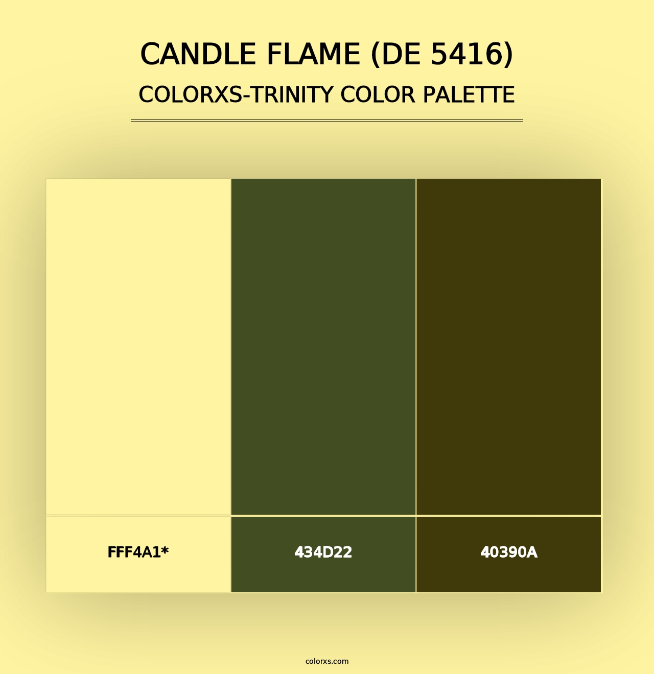 Candle Flame (DE 5416) - Colorxs Trinity Palette