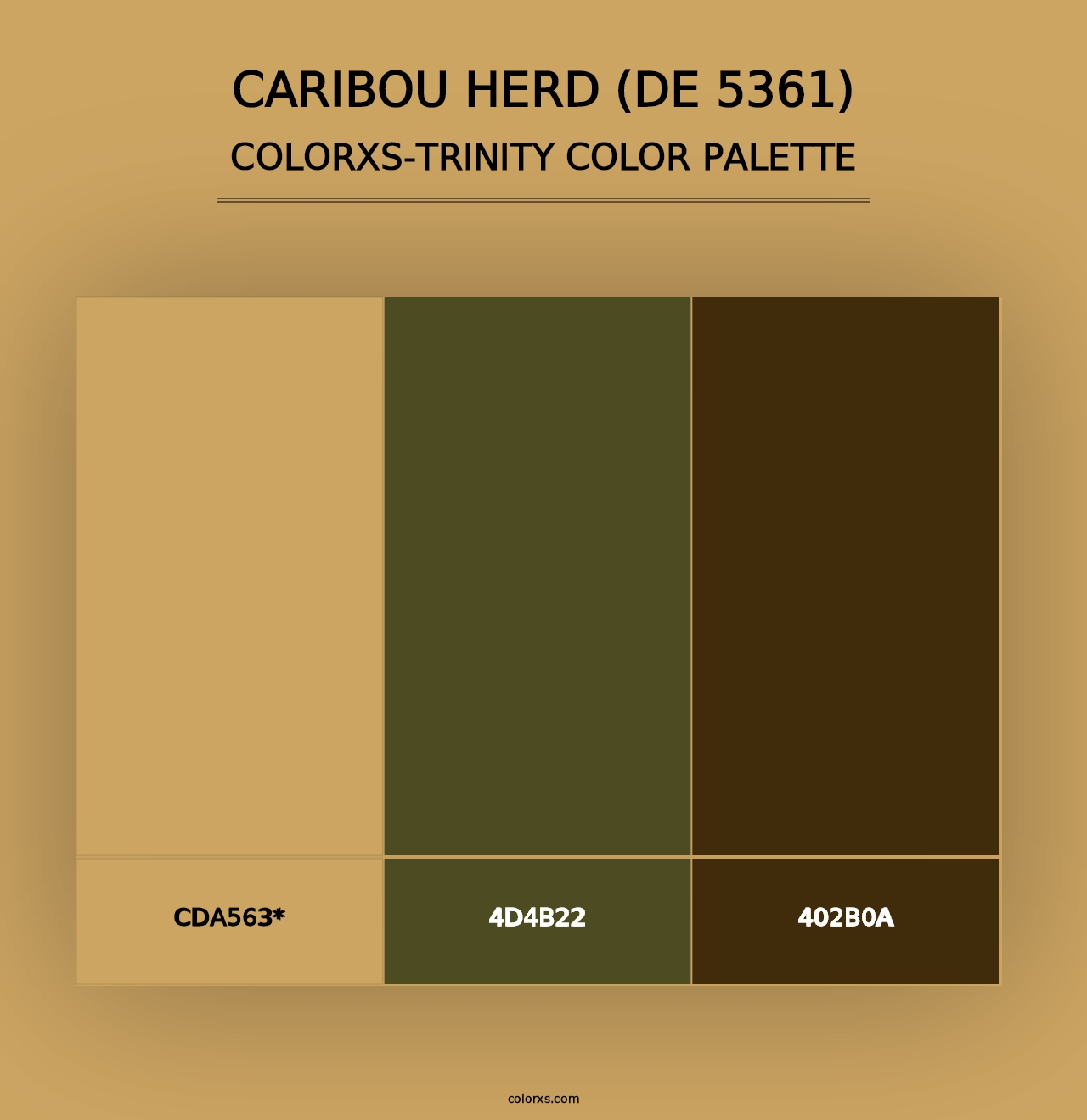 Caribou Herd (DE 5361) - Colorxs Trinity Palette