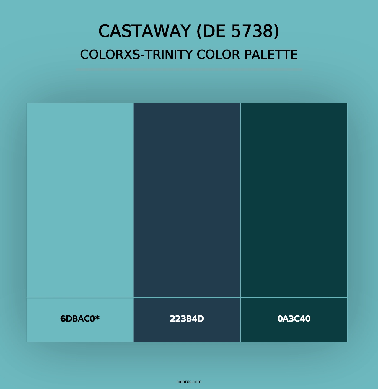 Castaway (DE 5738) - Colorxs Trinity Palette