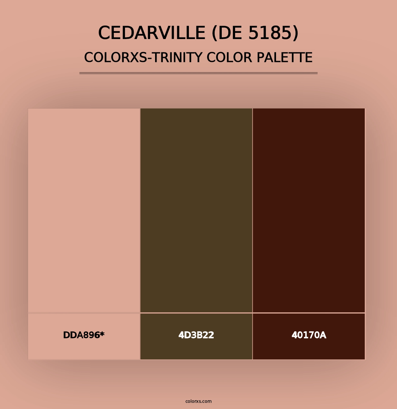 Cedarville (DE 5185) - Colorxs Trinity Palette