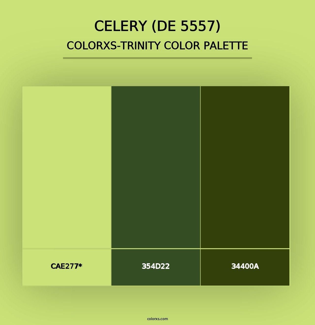 Celery (DE 5557) - Colorxs Trinity Palette