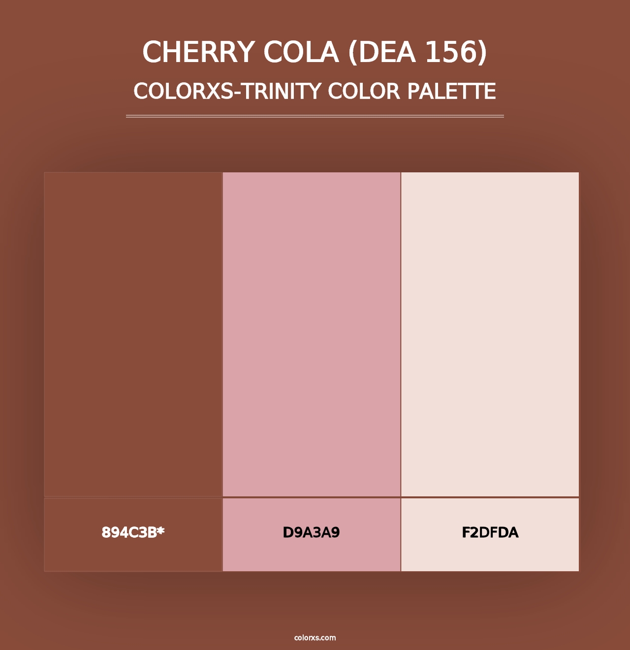 Cherry Cola (DEA 156) - Colorxs Trinity Palette