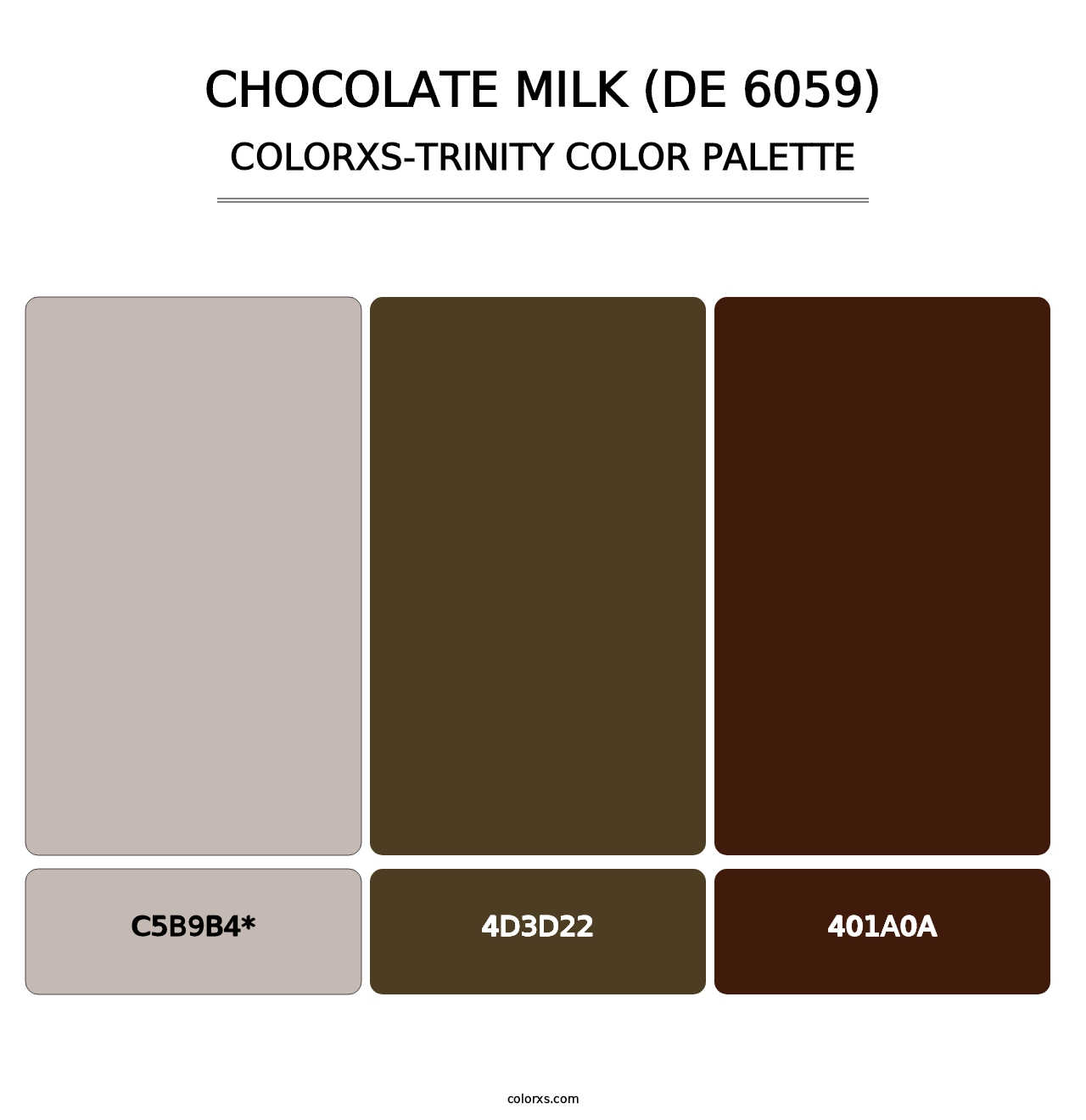 Chocolate Milk (DE 6059) - Colorxs Trinity Palette