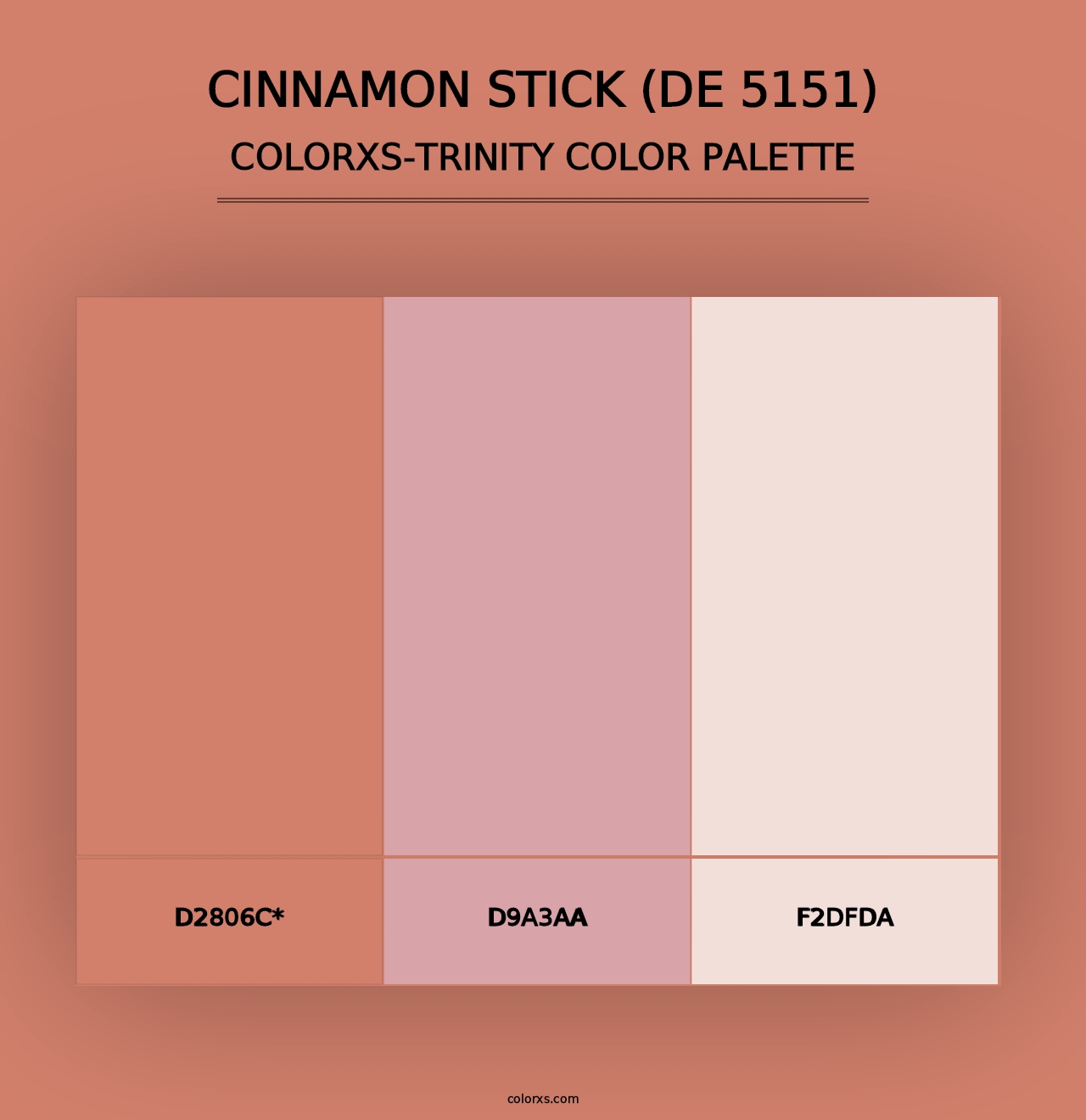 Cinnamon Stick (DE 5151) - Colorxs Trinity Palette