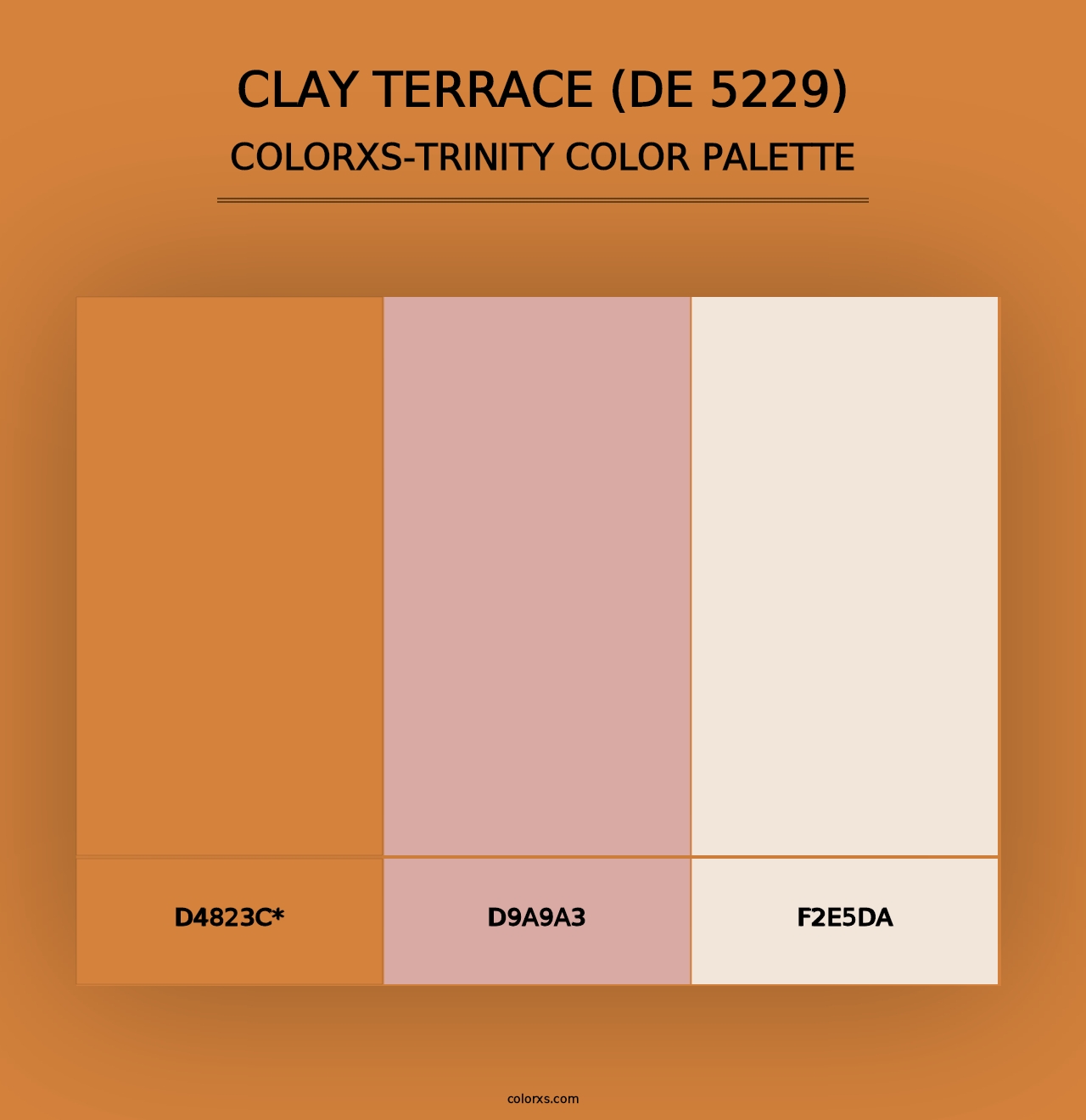 Clay Terrace (DE 5229) - Colorxs Trinity Palette