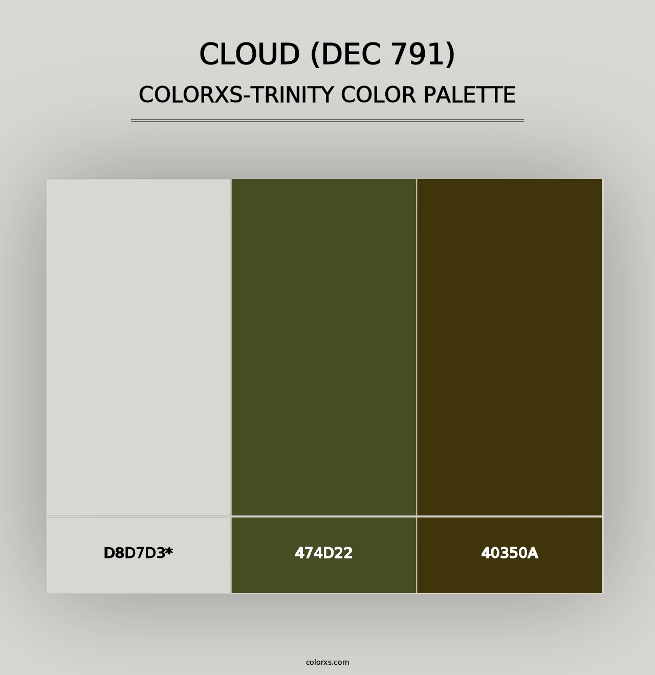 Cloud (DEC 791) - Colorxs Trinity Palette