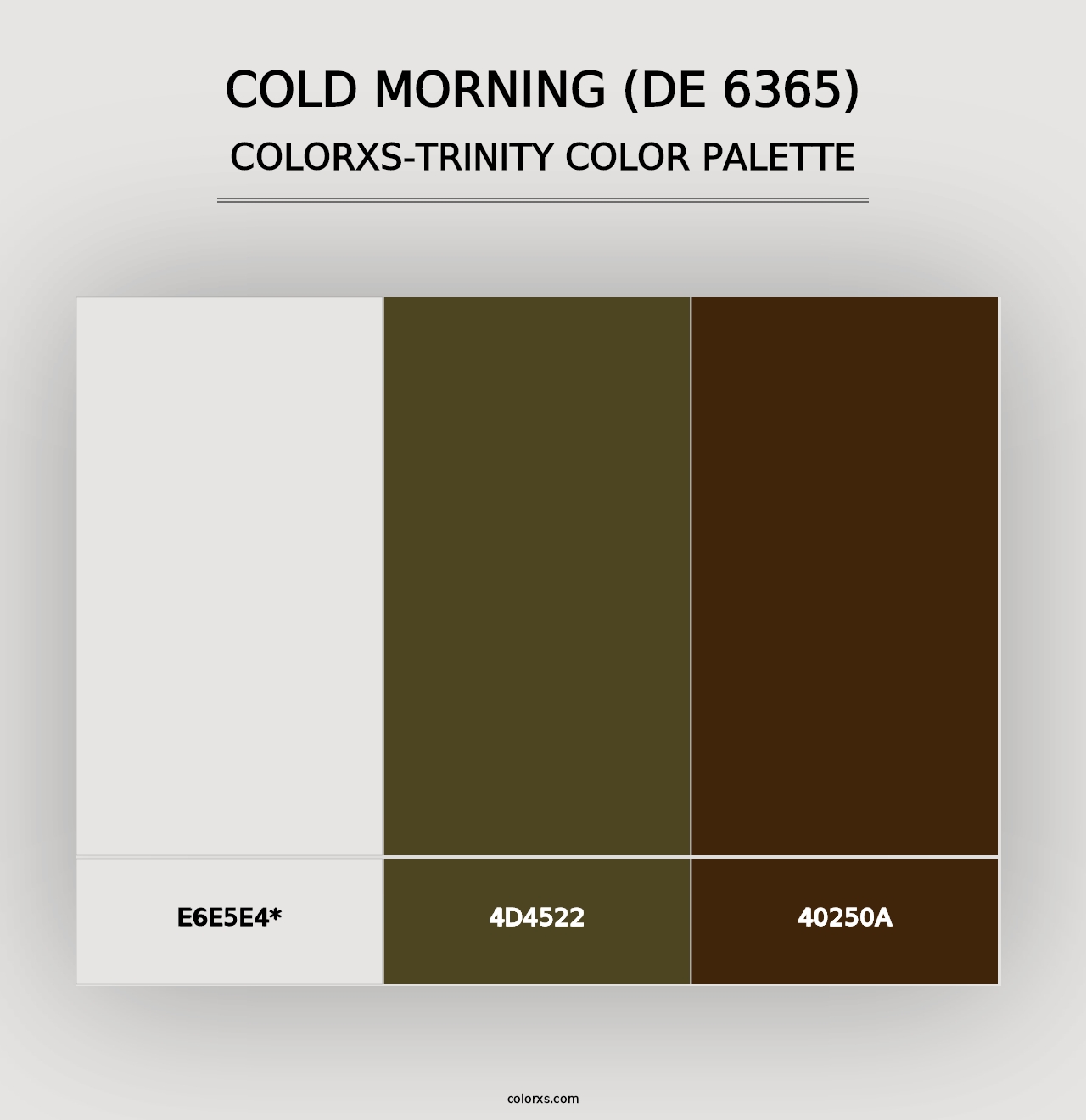 Cold Morning (DE 6365) - Colorxs Trinity Palette