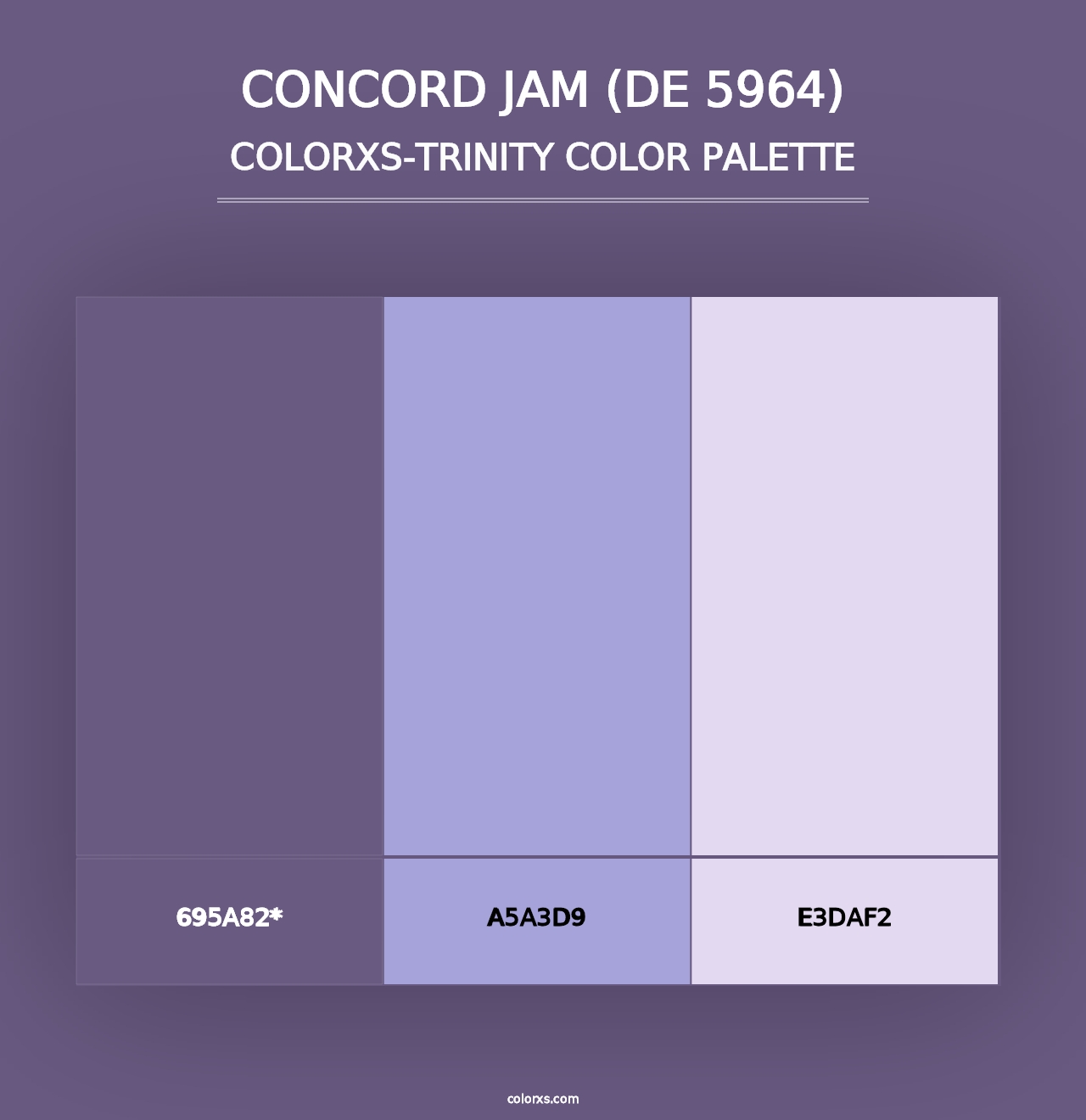 Concord Jam (DE 5964) - Colorxs Trinity Palette