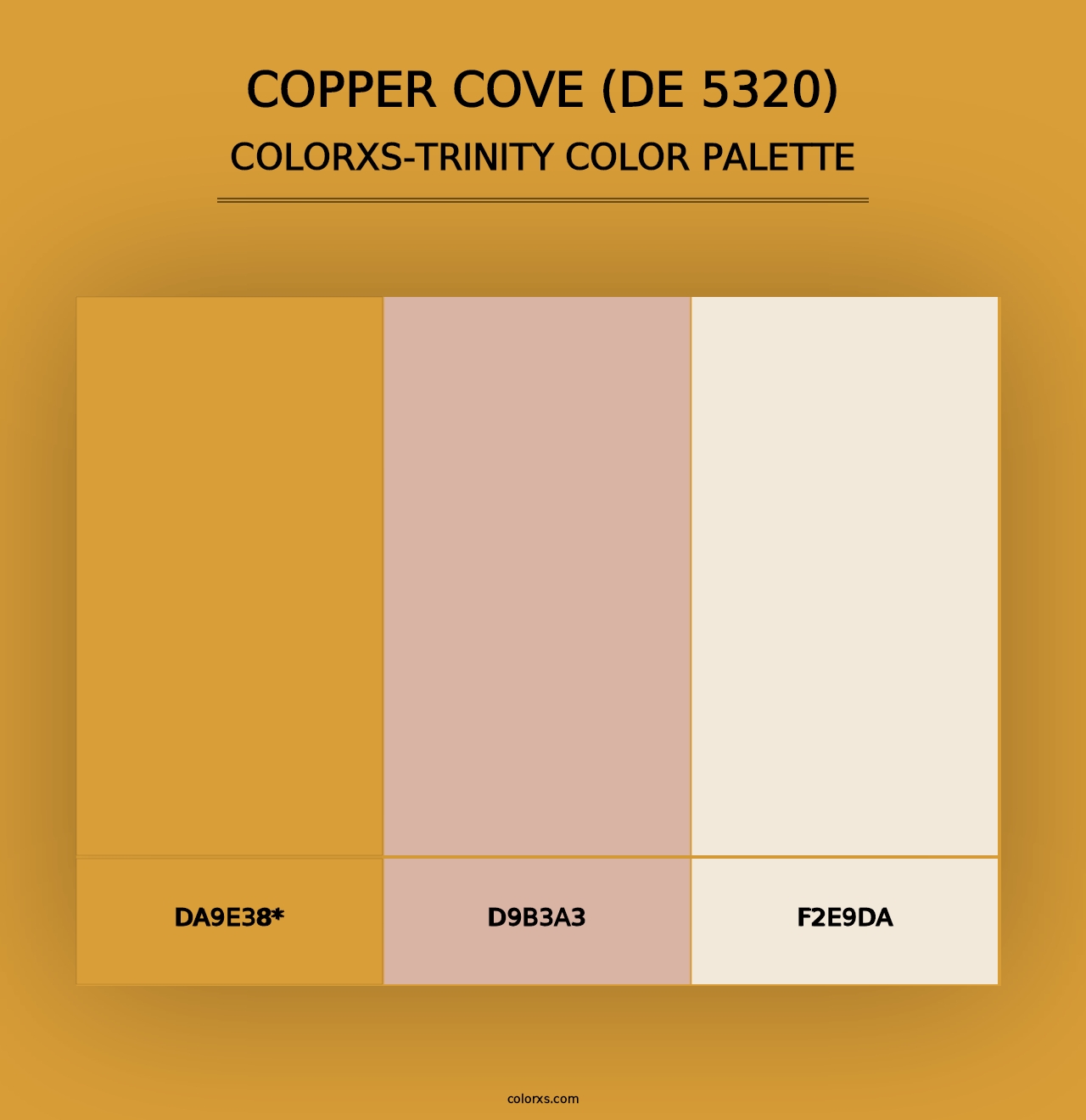 Copper Cove (DE 5320) - Colorxs Trinity Palette