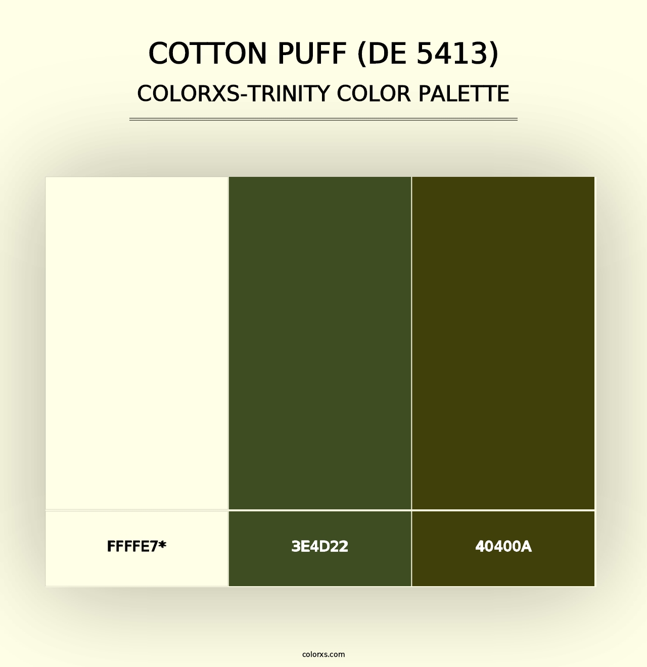 Cotton Puff (DE 5413) - Colorxs Trinity Palette