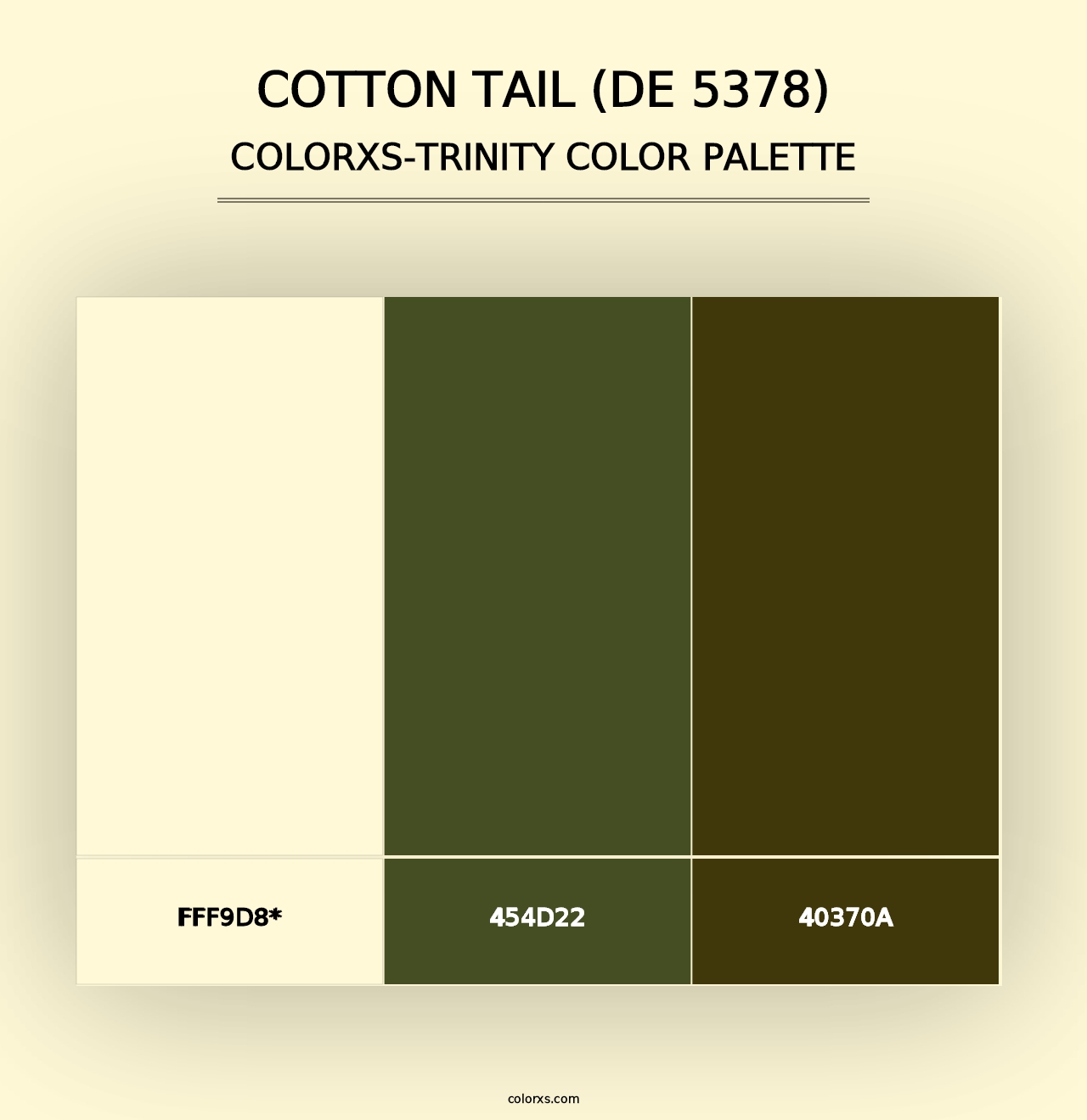 Cotton Tail (DE 5378) - Colorxs Trinity Palette