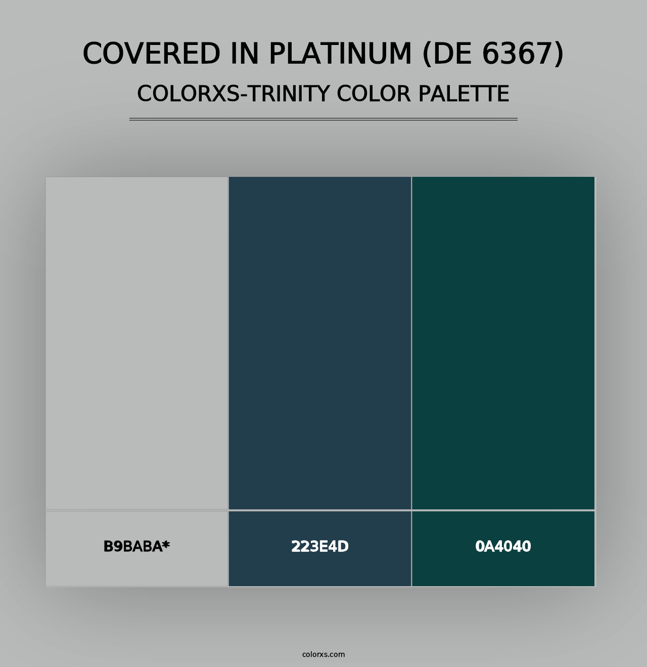 Covered in Platinum (DE 6367) - Colorxs Trinity Palette