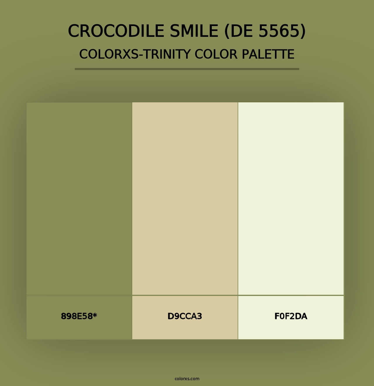 Crocodile Smile (DE 5565) - Colorxs Trinity Palette