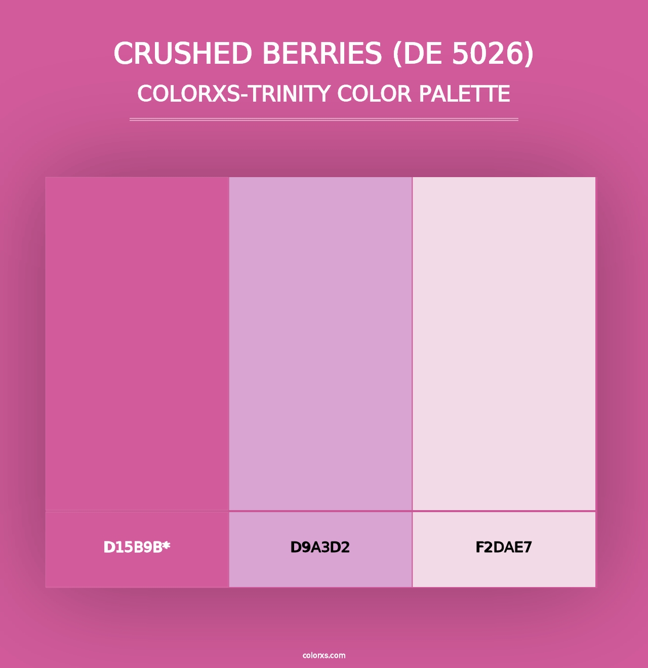 Crushed Berries (DE 5026) - Colorxs Trinity Palette