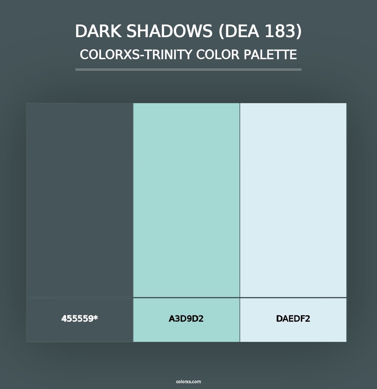 Dark Shadows (DEA 183) - Colorxs Trinity Palette