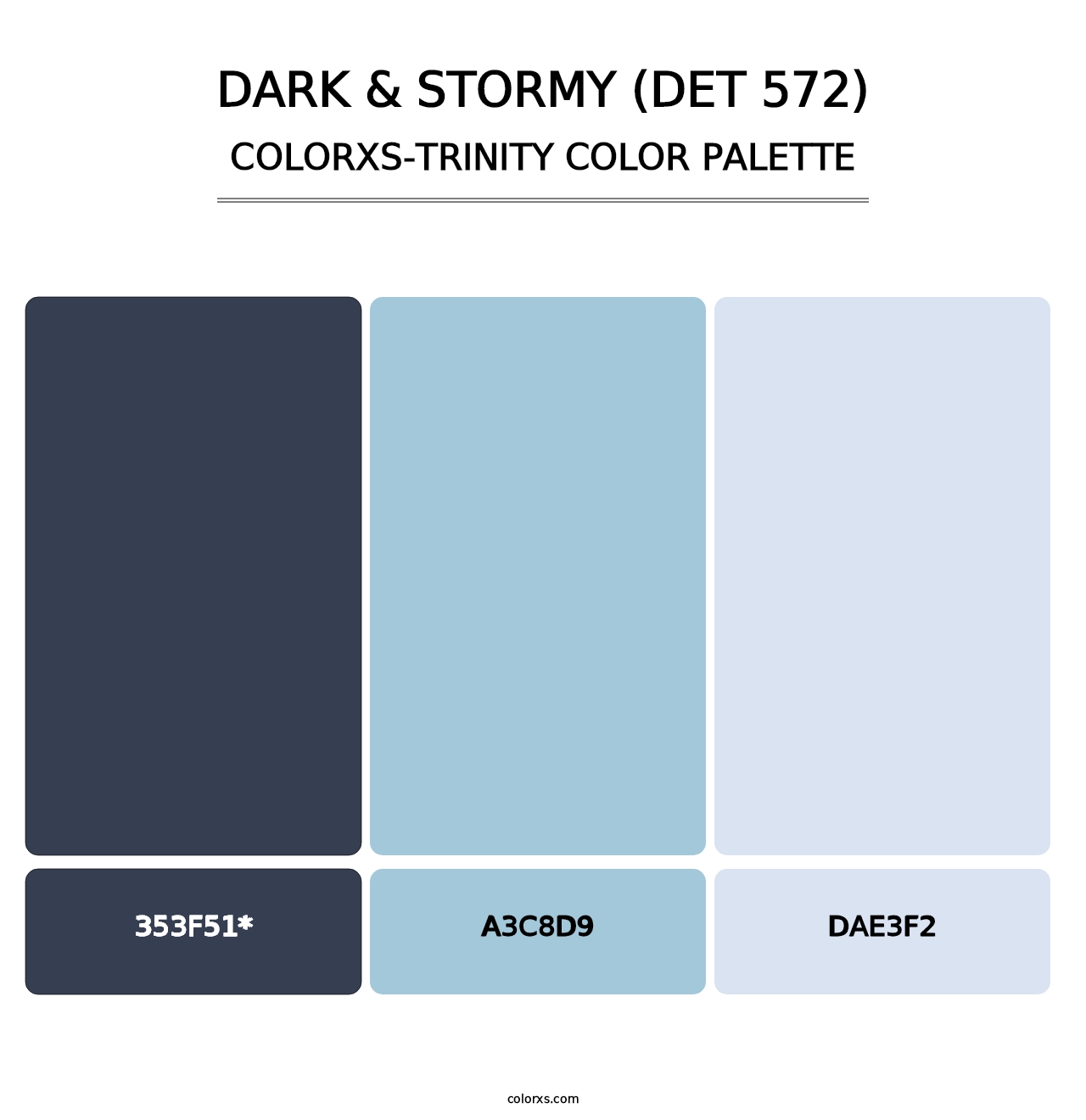 Dark & Stormy (DET 572) - Colorxs Trinity Palette