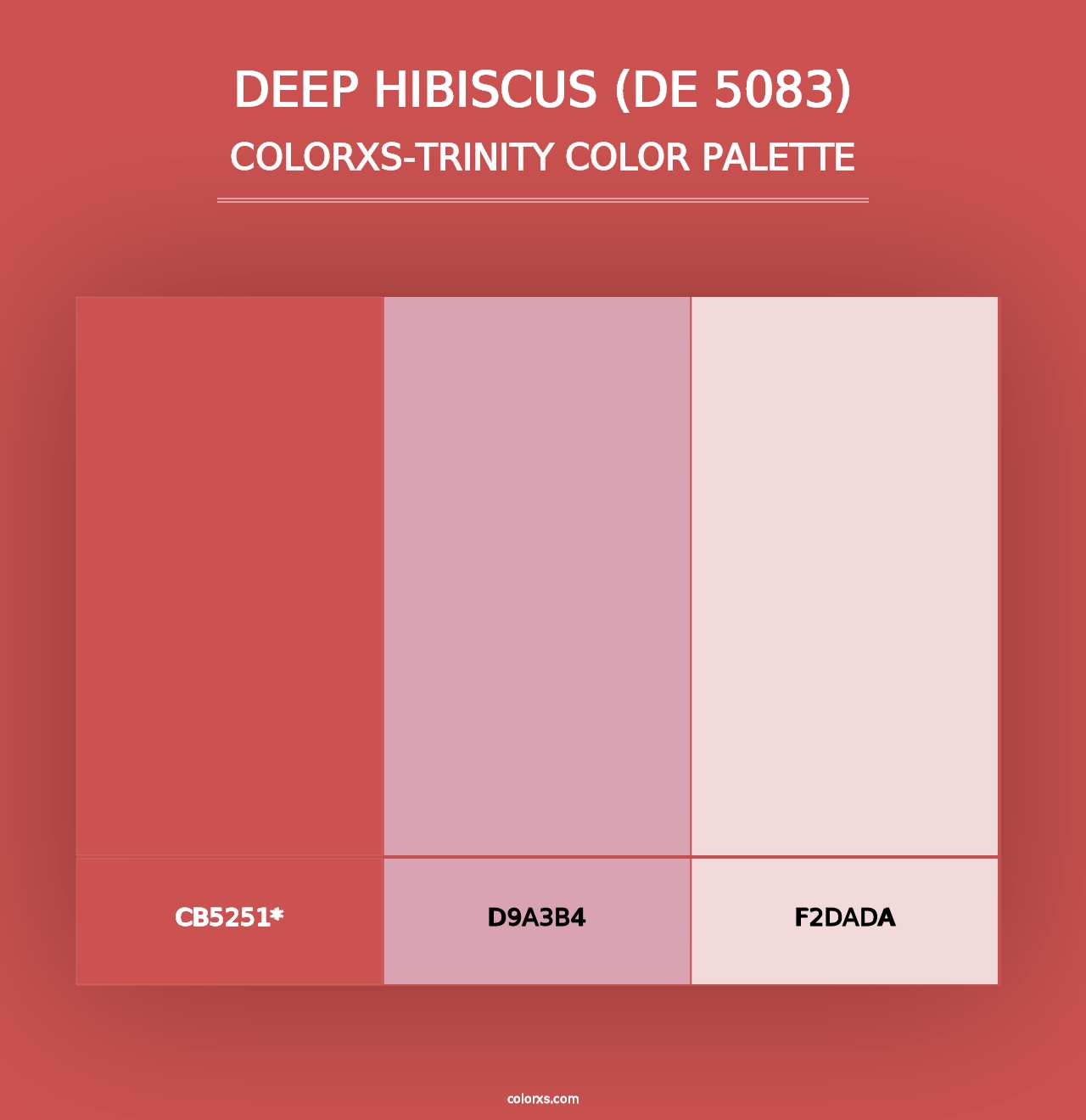 Deep Hibiscus (DE 5083) - Colorxs Trinity Palette