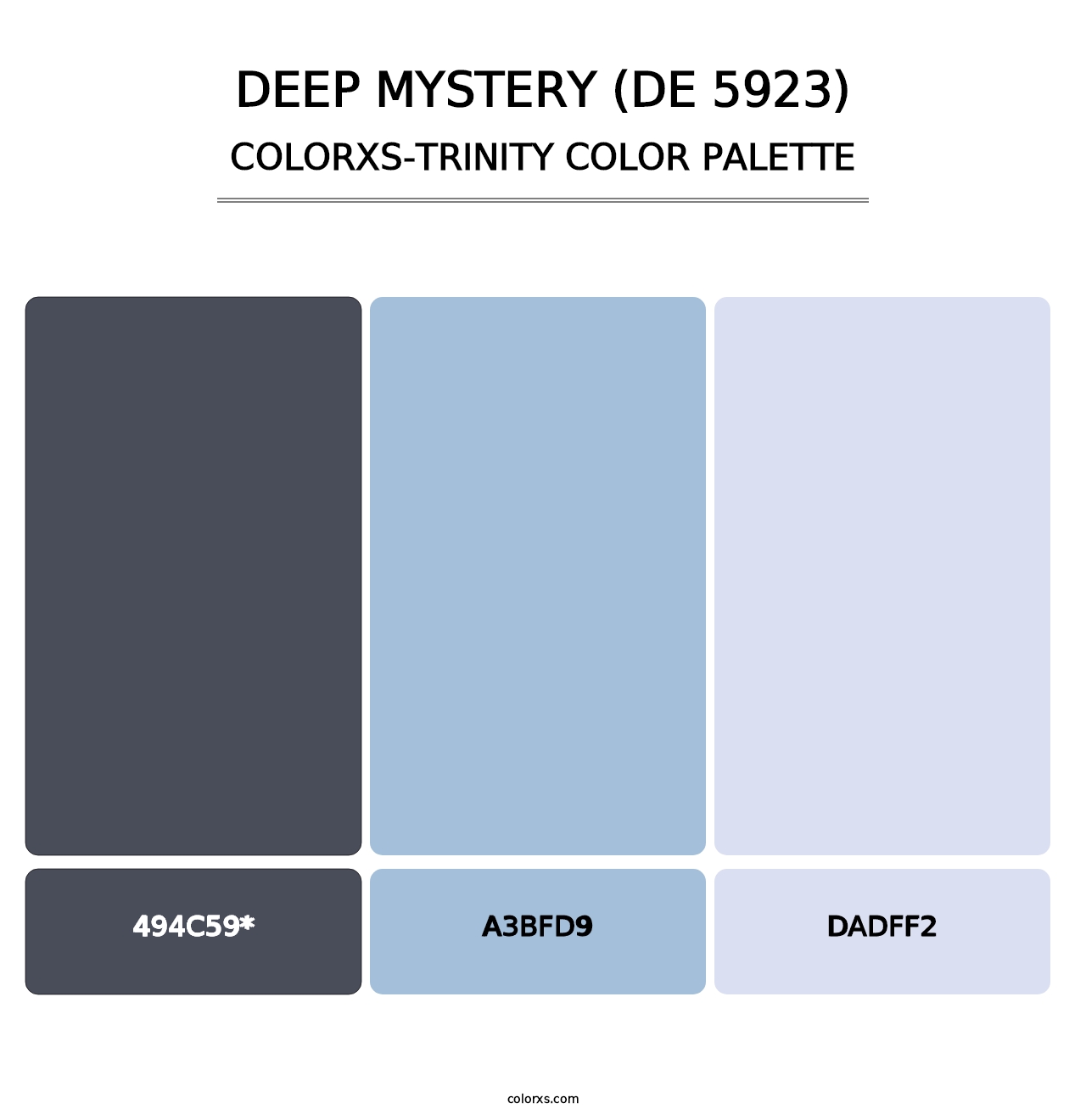 Deep Mystery (DE 5923) - Colorxs Trinity Palette