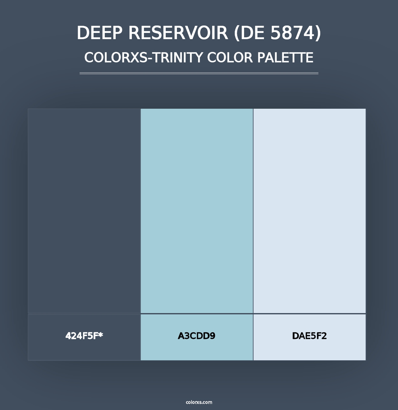 Deep Reservoir (DE 5874) - Colorxs Trinity Palette