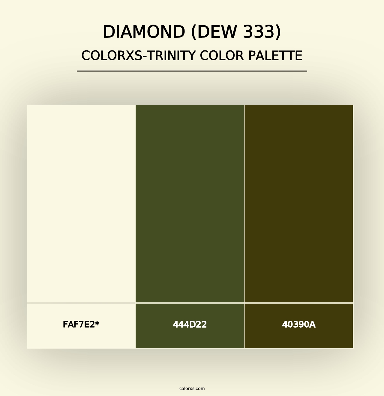 Diamond (DEW 333) - Colorxs Trinity Palette