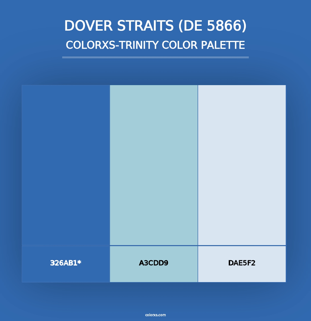 Dover Straits (DE 5866) - Colorxs Trinity Palette