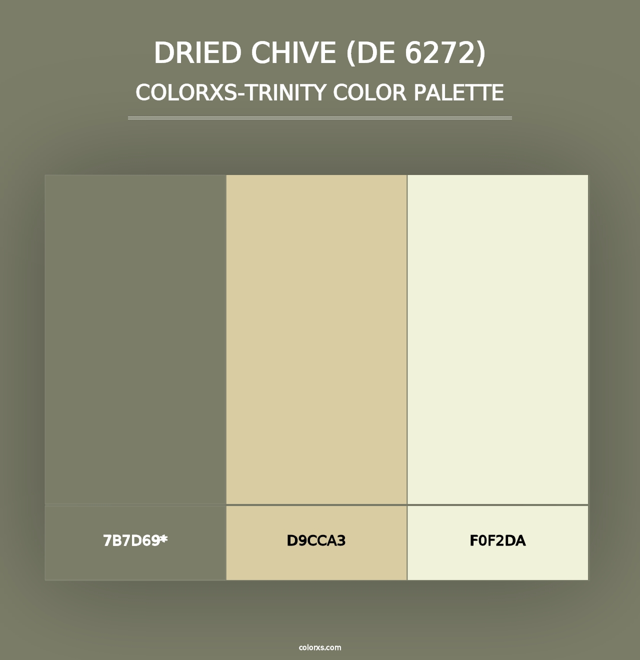 Dried Chive (DE 6272) - Colorxs Trinity Palette