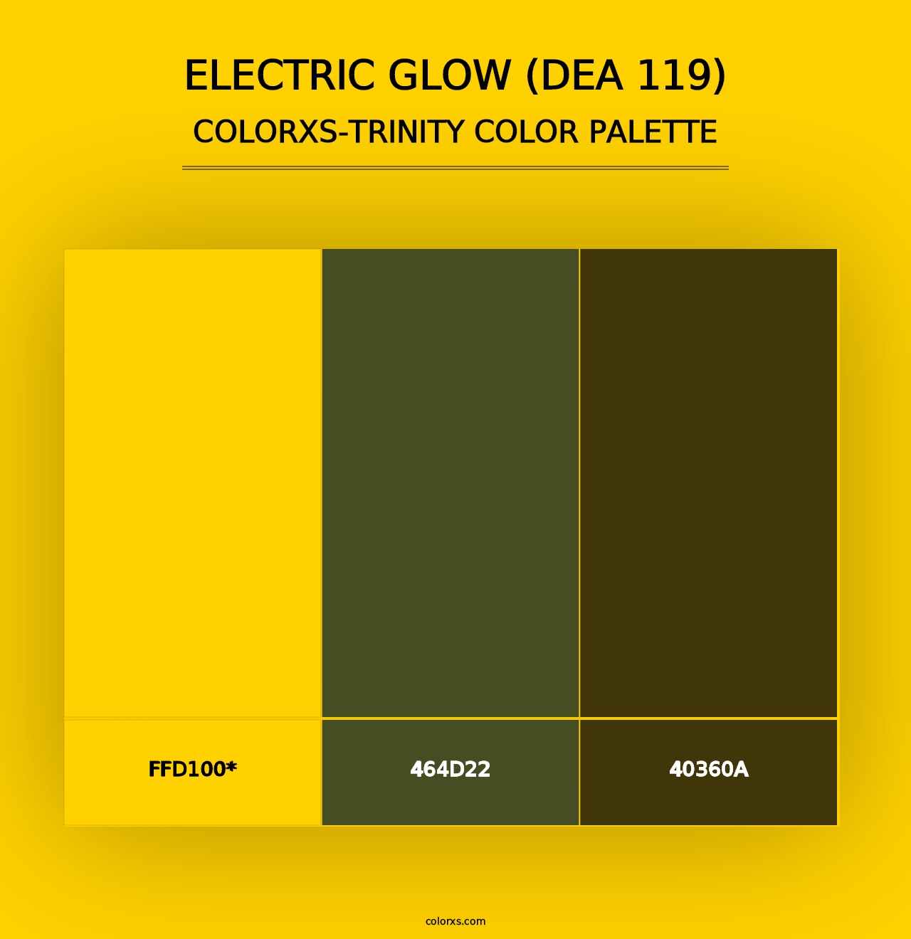 Electric Glow (DEA 119) - Colorxs Trinity Palette