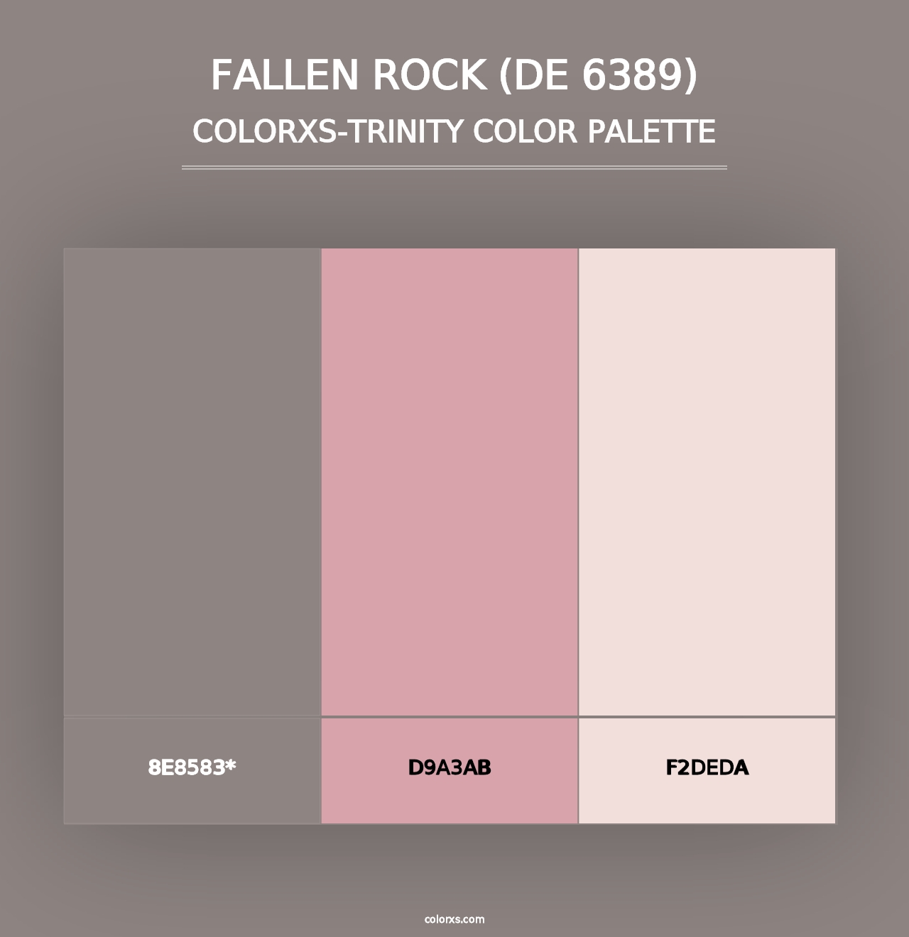 Fallen Rock (DE 6389) - Colorxs Trinity Palette