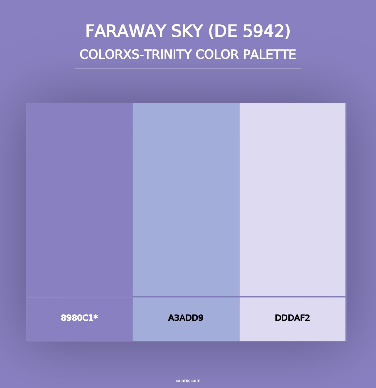 Faraway Sky (DE 5942) - Colorxs Trinity Palette