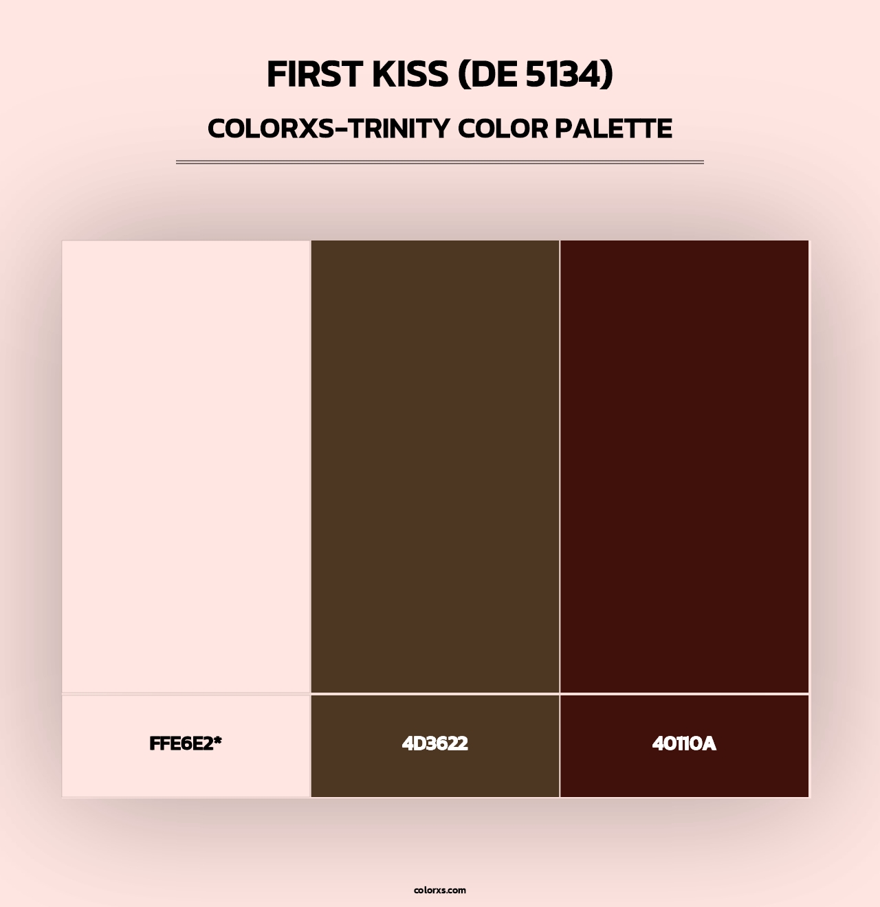 First Kiss (DE 5134) - Colorxs Trinity Palette