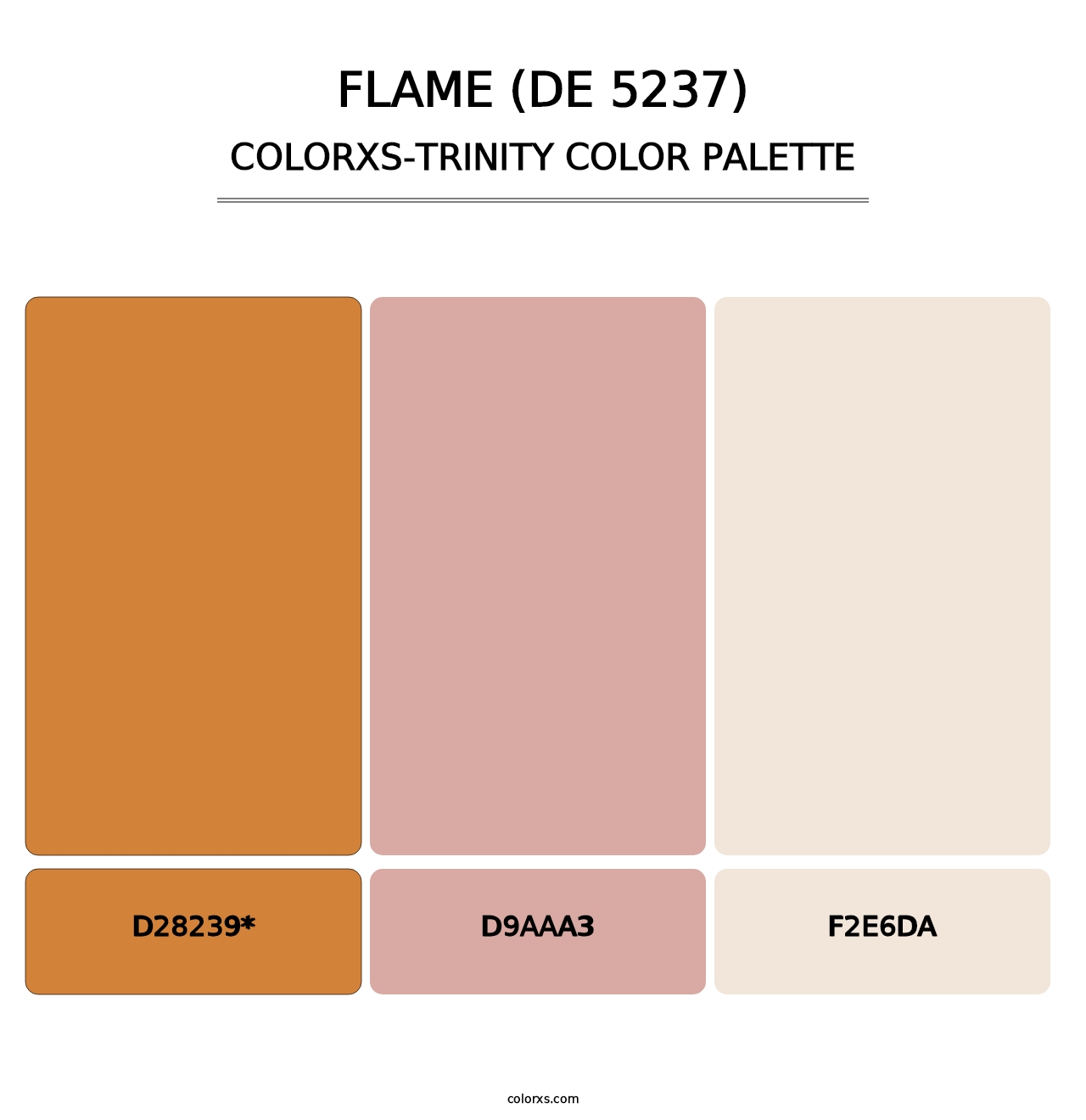 Flame (DE 5237) - Colorxs Trinity Palette