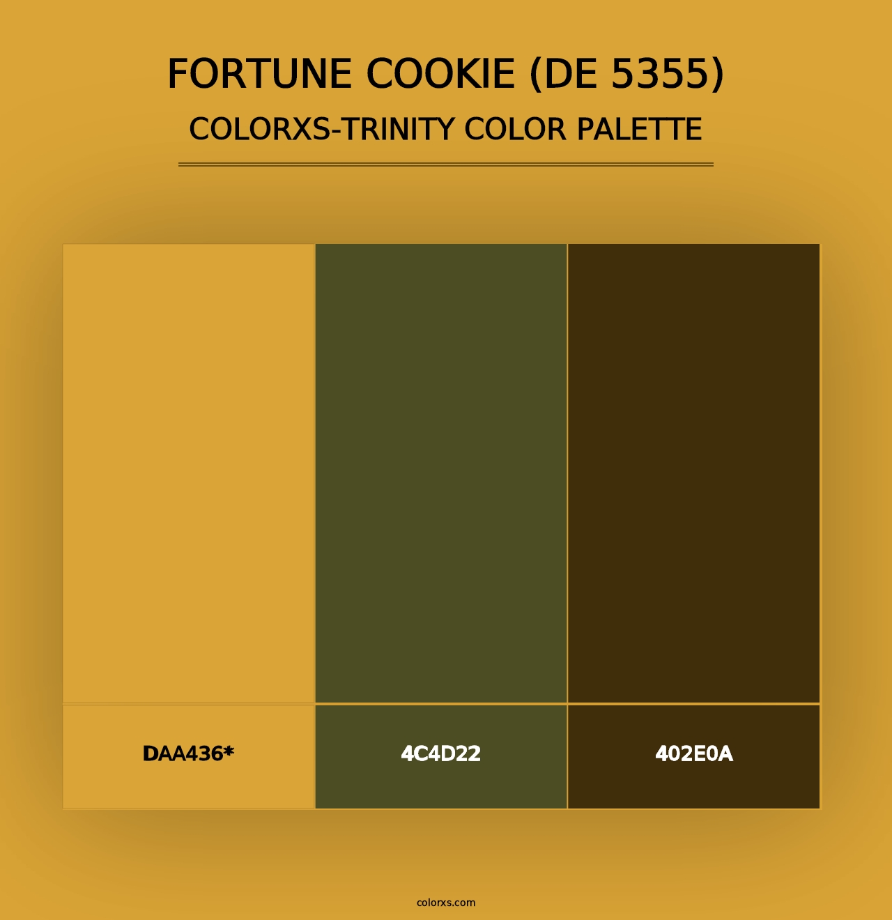 Fortune Cookie (DE 5355) - Colorxs Trinity Palette