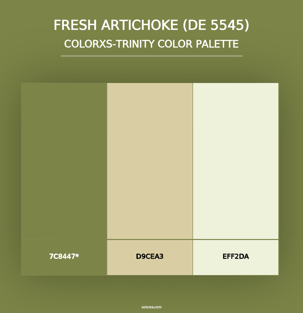 Fresh Artichoke (DE 5545) - Colorxs Trinity Palette