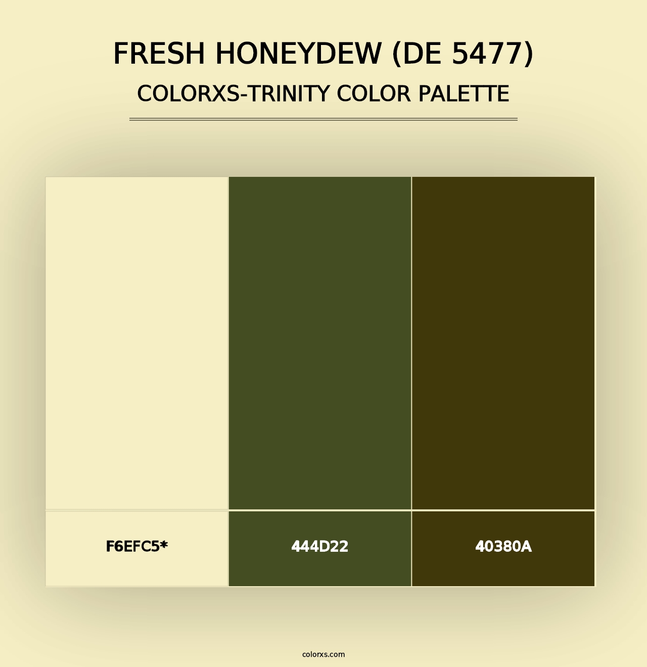 Fresh Honeydew (DE 5477) - Colorxs Trinity Palette