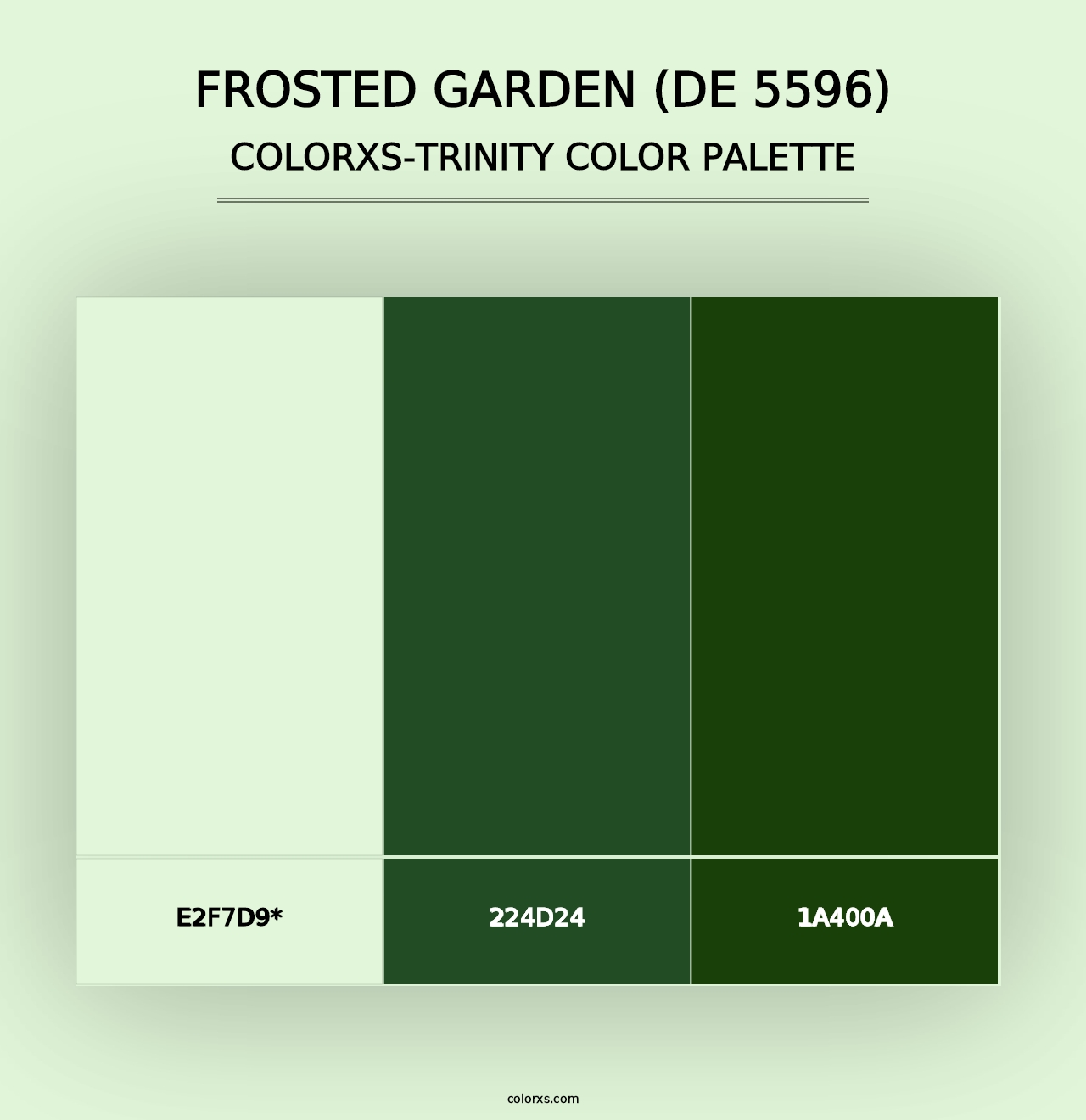 Frosted Garden (DE 5596) - Colorxs Trinity Palette