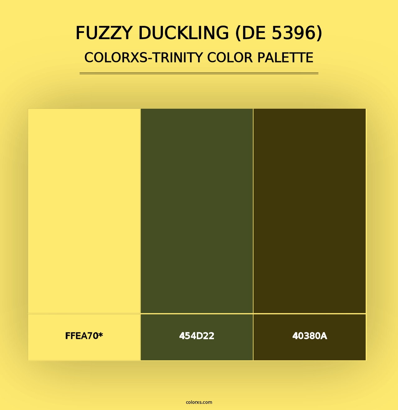 Fuzzy Duckling (DE 5396) - Colorxs Trinity Palette