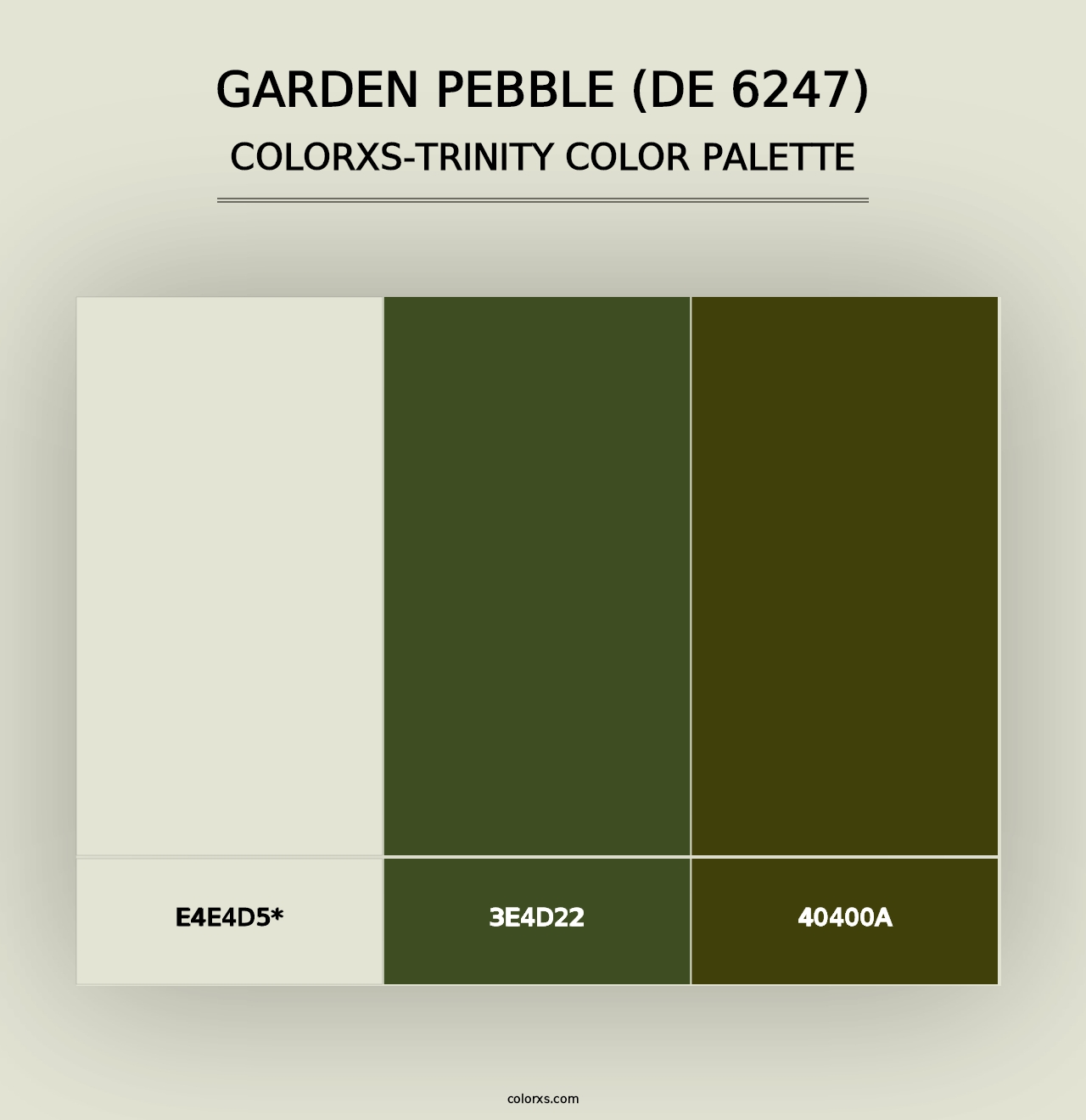 Garden Pebble (DE 6247) - Colorxs Trinity Palette