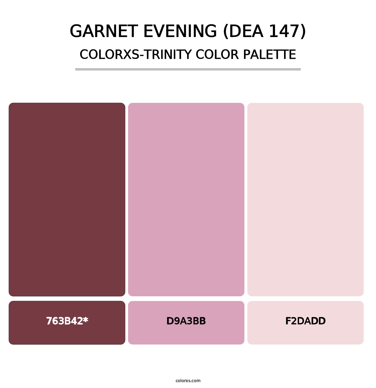 Garnet Evening (DEA 147) - Colorxs Trinity Palette