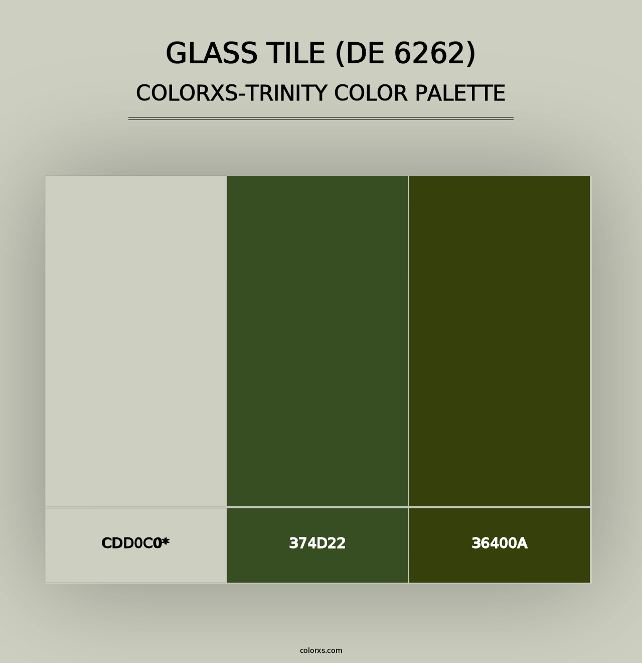 Glass Tile (DE 6262) - Colorxs Trinity Palette