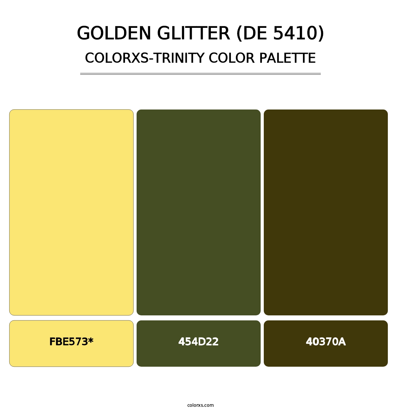 Golden Glitter (DE 5410) - Colorxs Trinity Palette